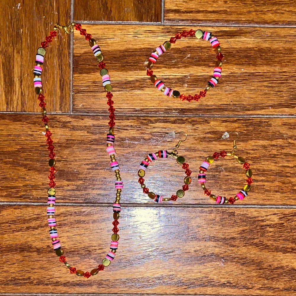 Colorful Beaded Jewelry Set
